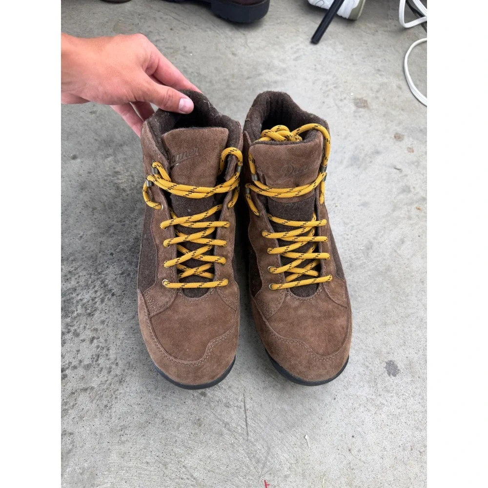 Danner Skyridge Wool Brown Suede Hiking Boots Mens 11 30163 GREAT CONDITION